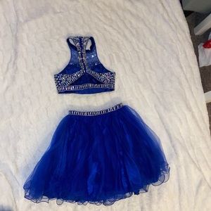 Two piece cocktail dress.